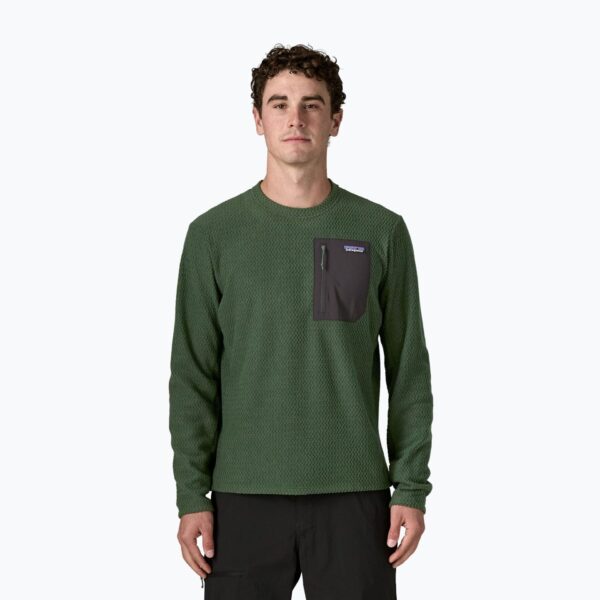 Толстовка мужская Patagonia R1 Air Crew treeline green