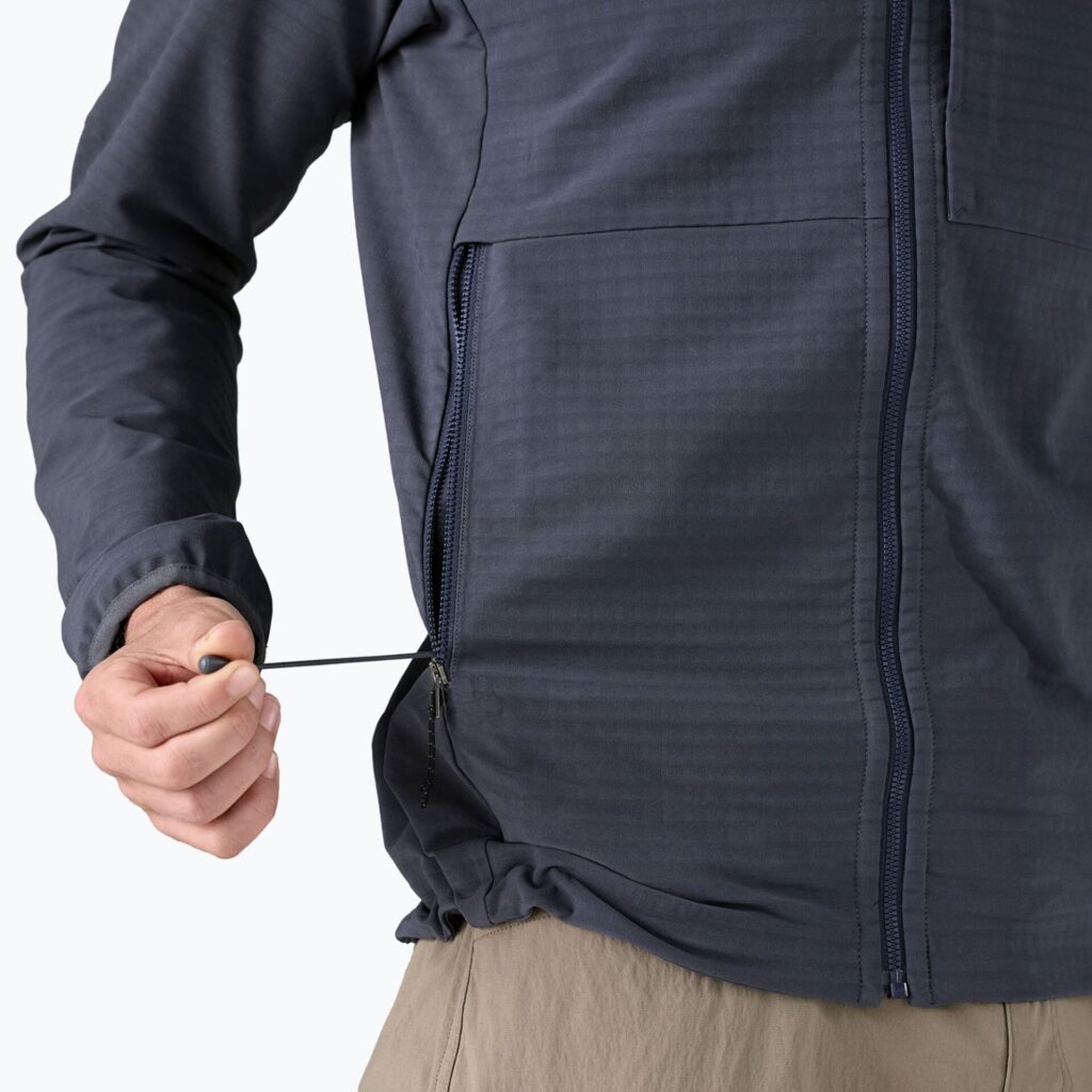 Толстовка мужская Patagonia R1 TechFace Hoody smolder blue