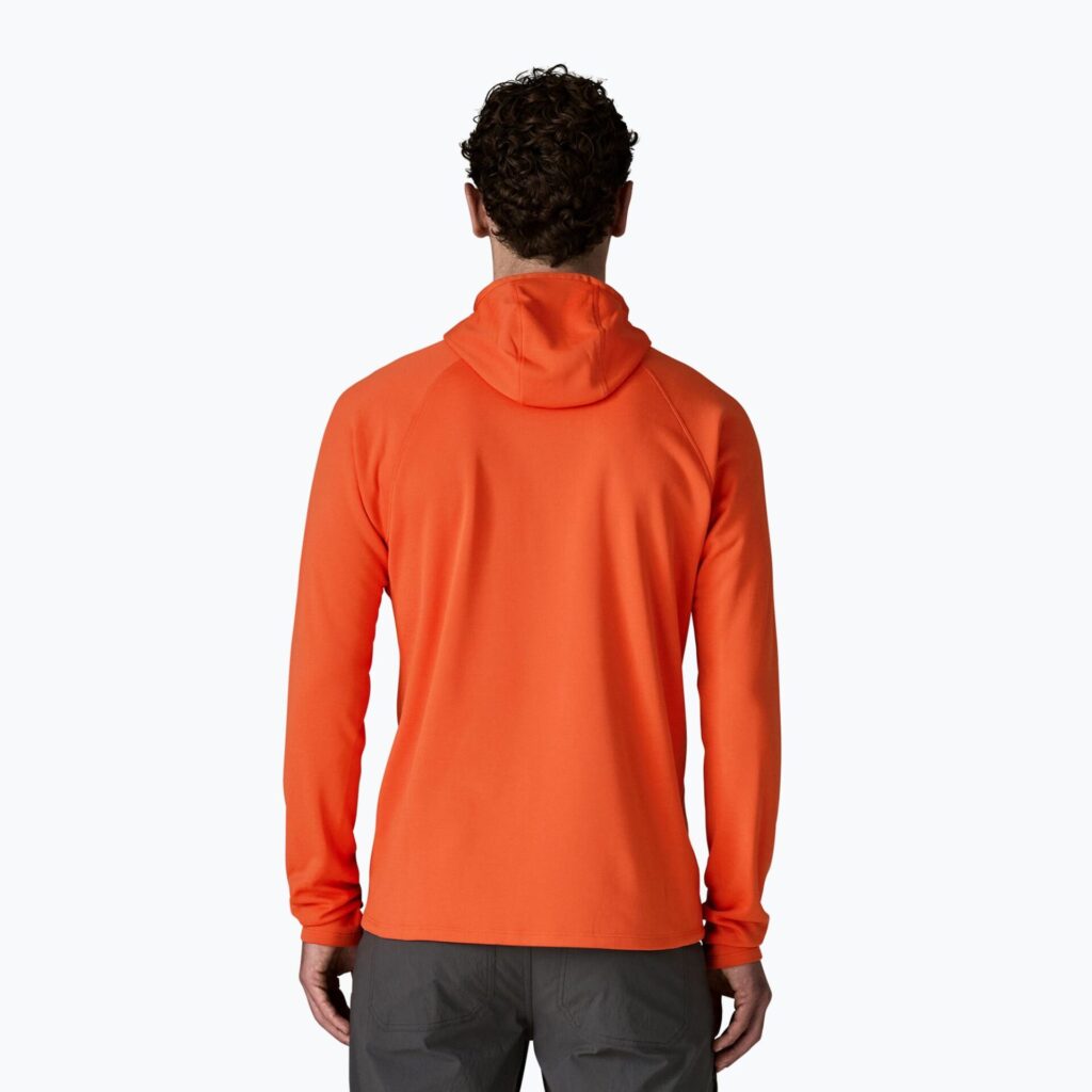 Толстовка мужская Patagonia R1 Ultralight Hoody coal orange
