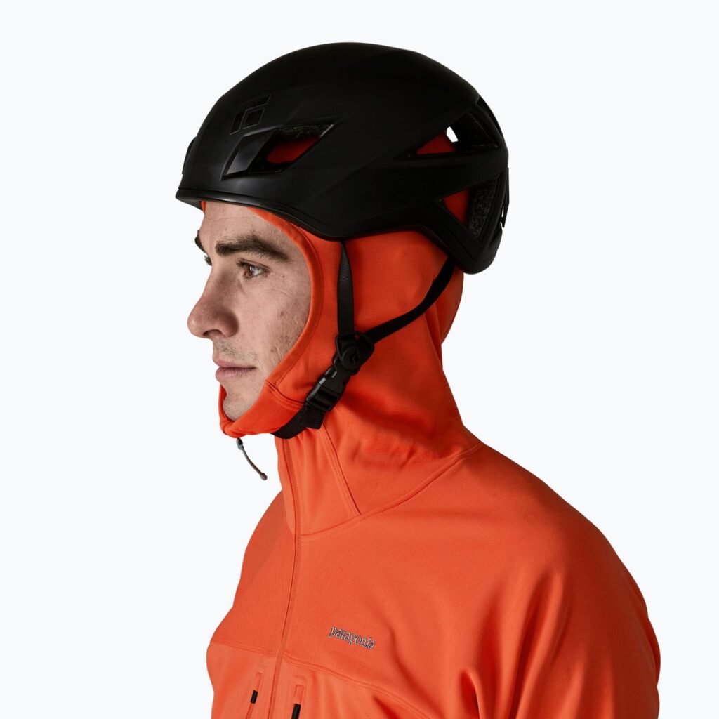 Толстовка мужская Patagonia R1 Ultralight Hoody coal orange