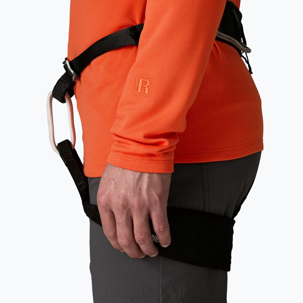 Толстовка мужская Patagonia R1 Ultralight Hoody coal orange