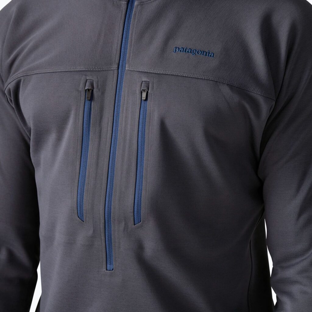 Толстовка мужская Patagonia R1 Ultralight Hoody smolder blue