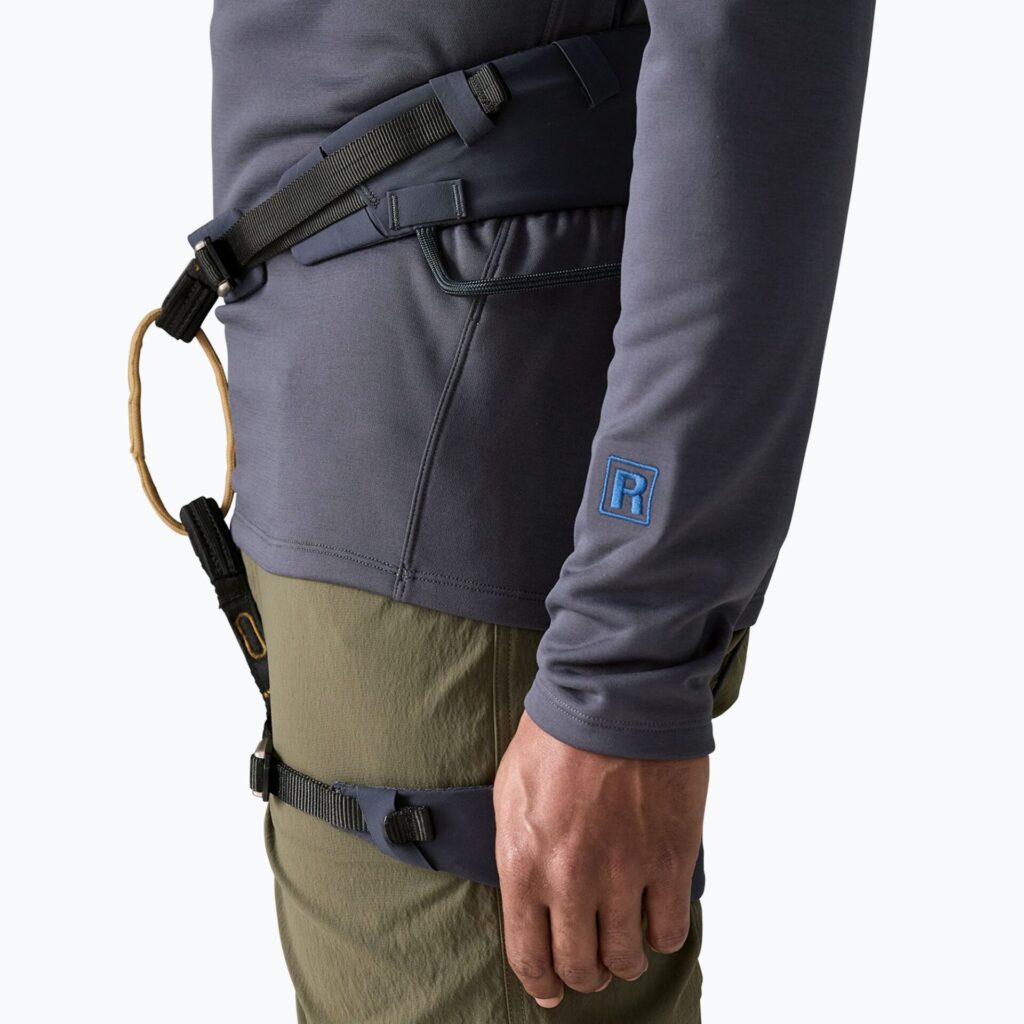 Толстовка мужская Patagonia R1 Ultralight Hoody smolder blue