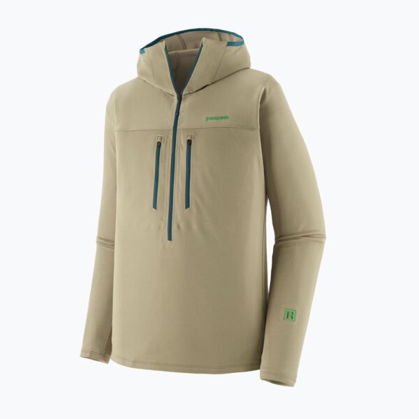 Толстовка мужская Patagonia R1 Ultralight Hoody weathered stone