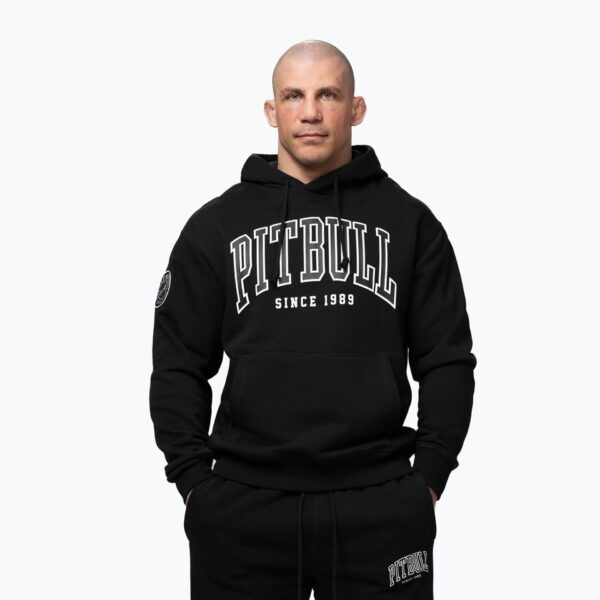 Толстовка мужская Pitbull Badger Hooded black