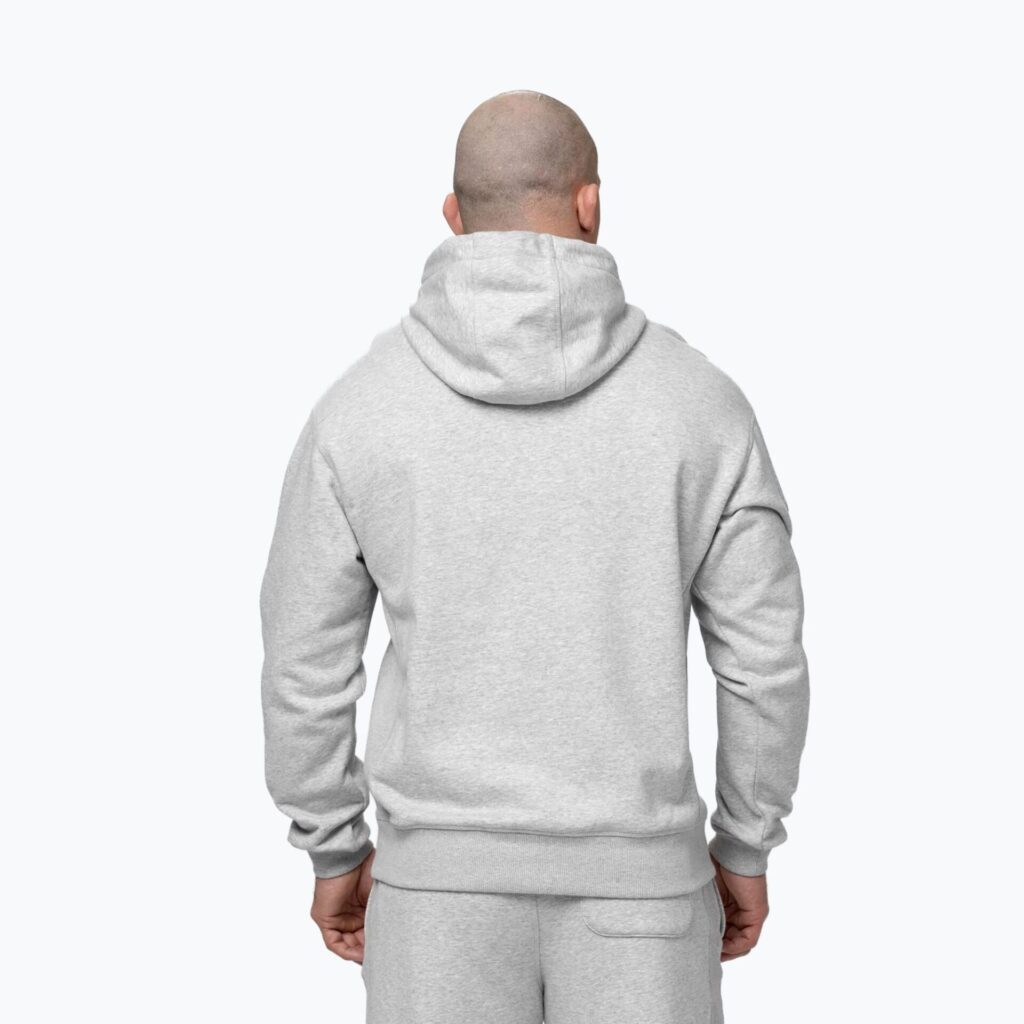 Толстовка мужская Pitbull Badger Hooded grey/melange