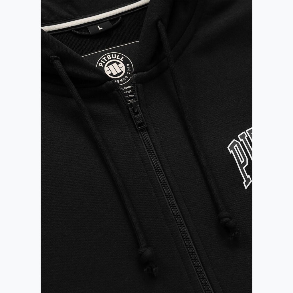 Толстовка мужская Pitbull Badger Hooded Zip black