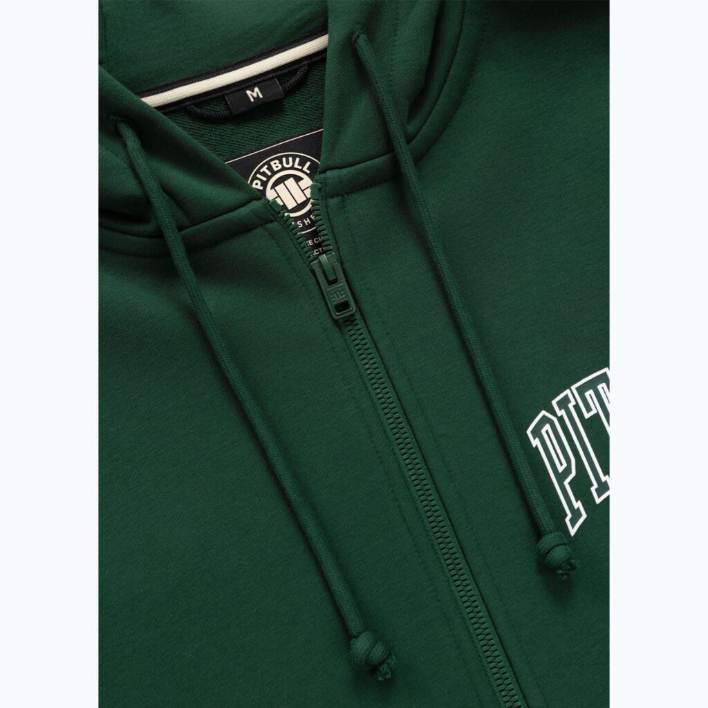 Толстовка мужская Pitbull Badger Hooded Zip hunter/green