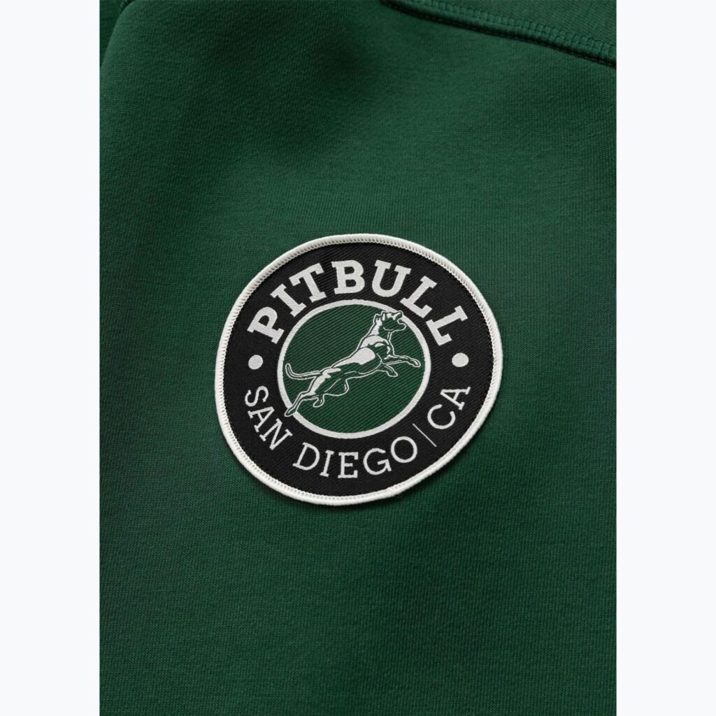 Толстовка мужская Pitbull Badger Hooded Zip hunter/green