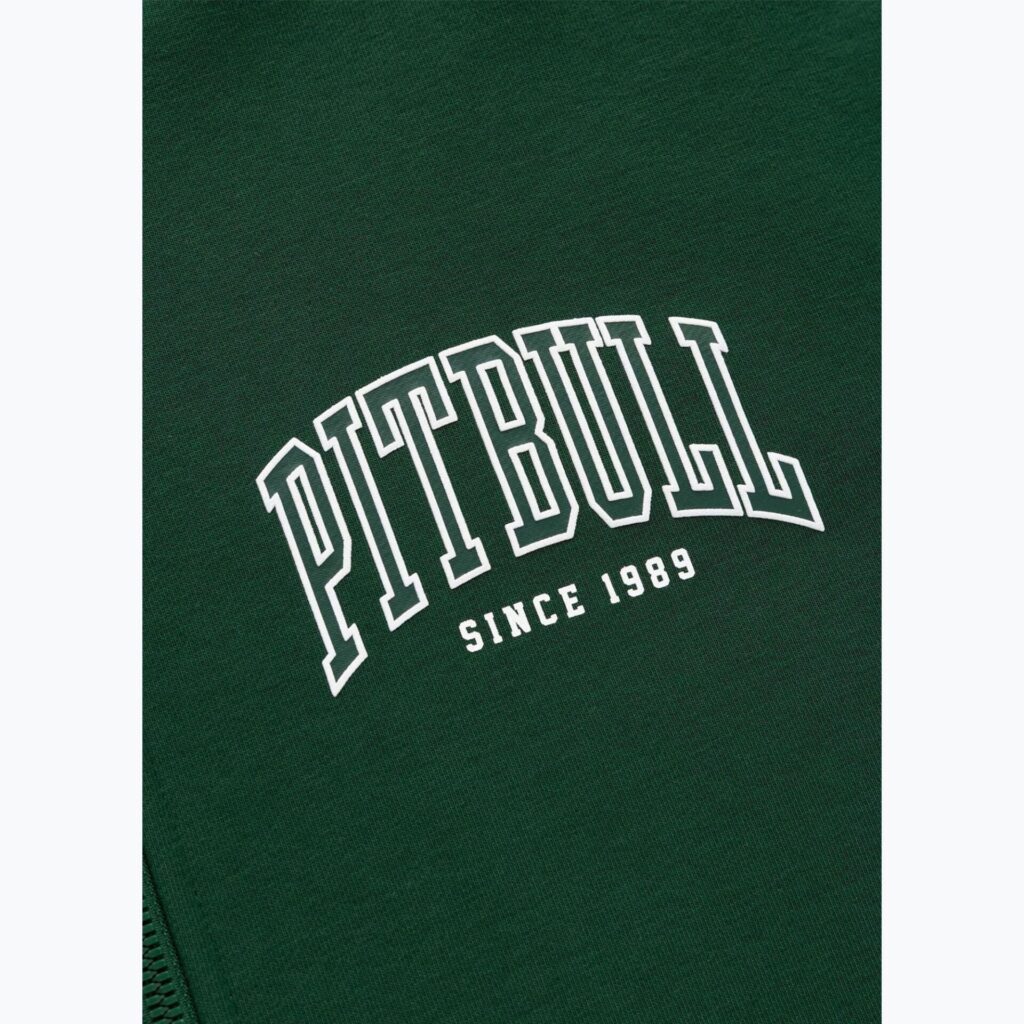 Толстовка мужская Pitbull Badger Hooded Zip hunter/green