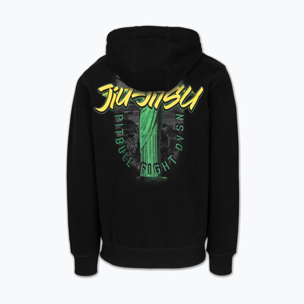 Толстовка мужская Pitbull Bjj Fight Dvsn Hooded black