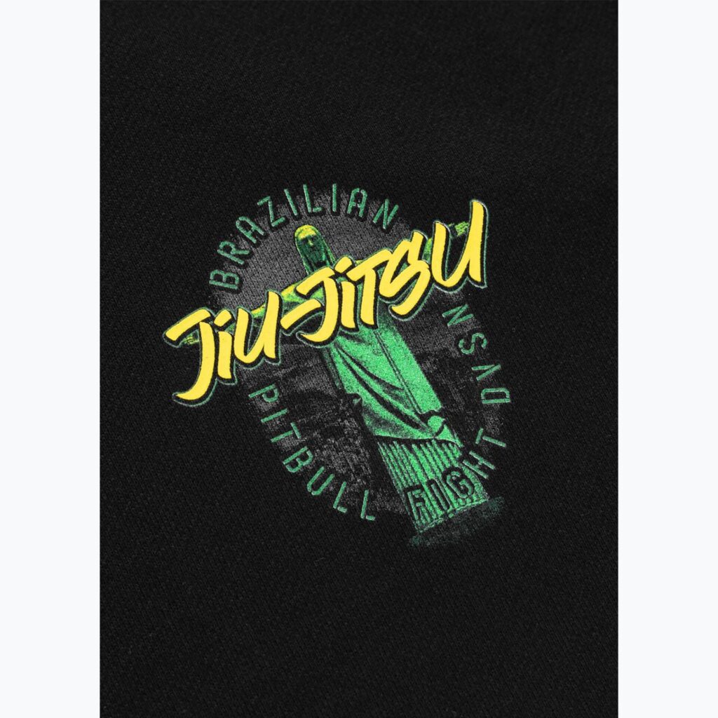 Толстовка мужская Pitbull Bjj Fight Dvsn Hooded black