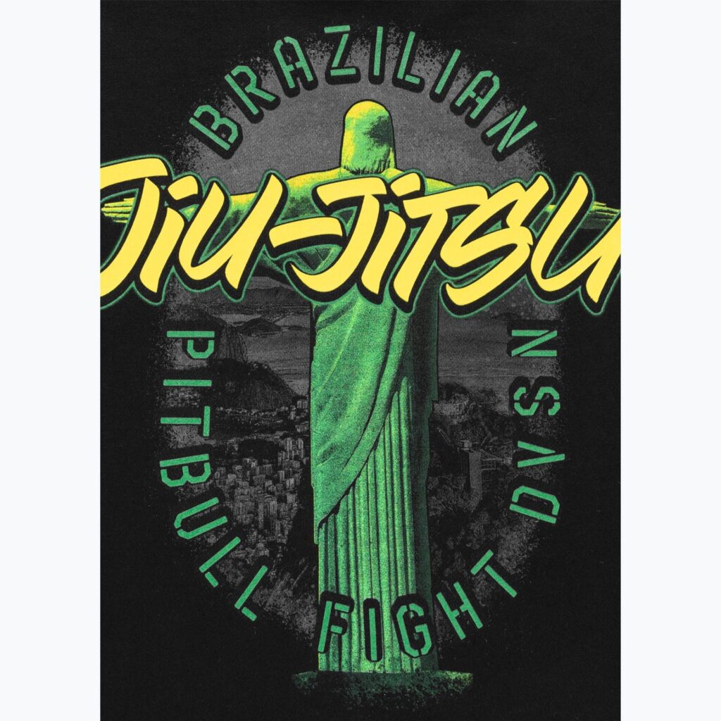 Толстовка мужская Pitbull Bjj Fight Dvsn Hooded black