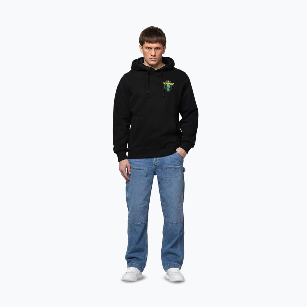 Толстовка мужская Pitbull Bjj Fight Dvsn Hooded black