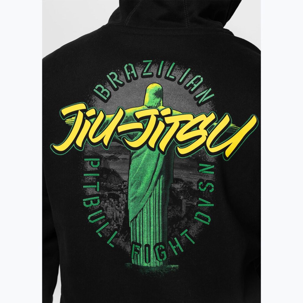 Толстовка мужская Pitbull Bjj Fight Dvsn Hooded black
