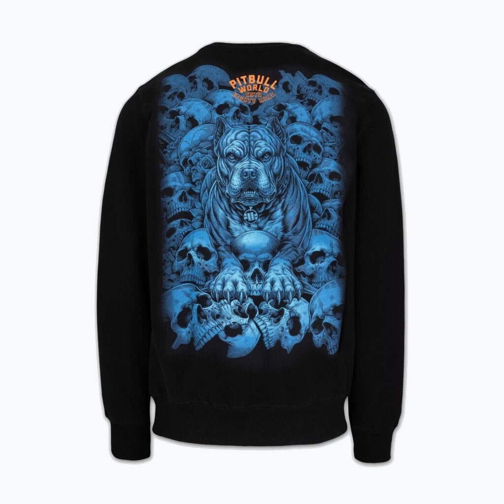 Толстовка мужская Pitbull Crewneck Guardian Angel black