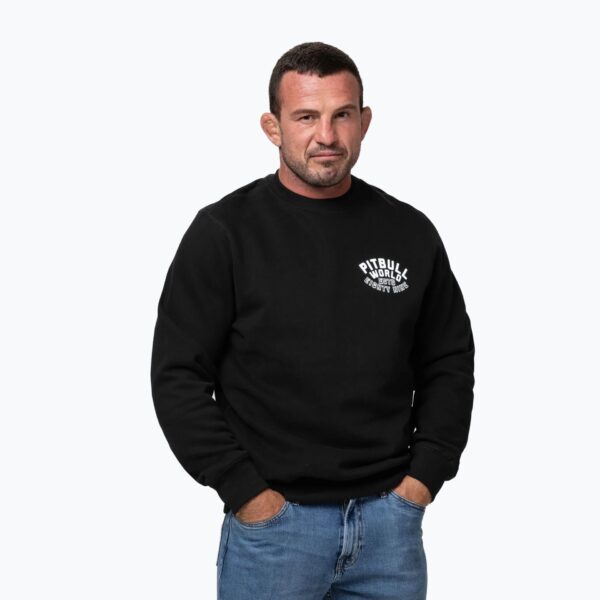 Толстовка мужская Pitbull Crewneck Hero black