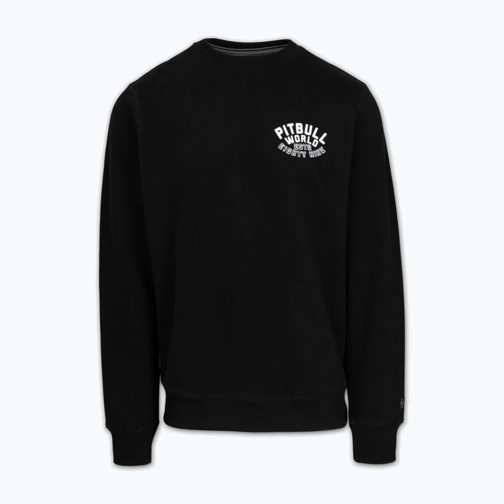 Толстовка мужская Pitbull Crewneck Hero black