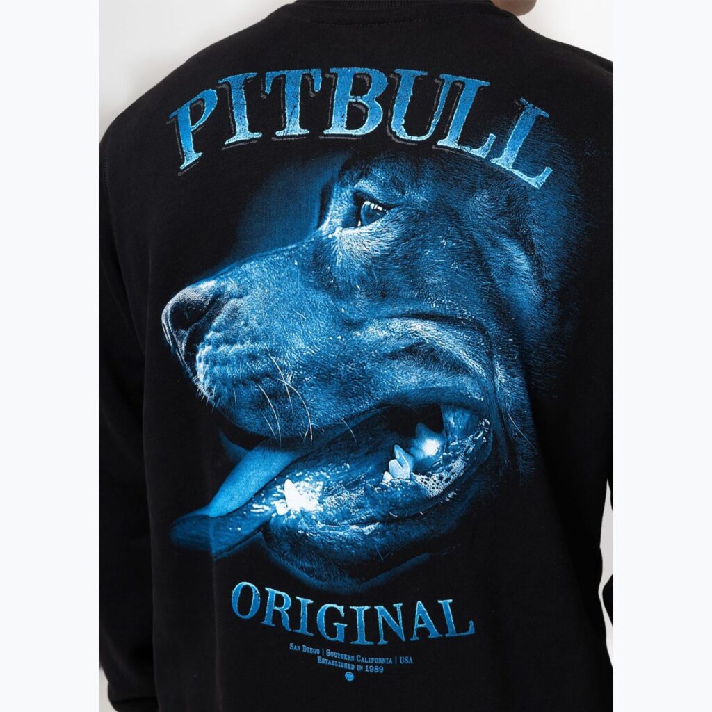 Толстовка мужская Pitbull Crewneck Midnight black