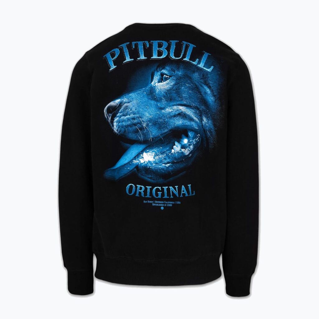 Толстовка мужская Pitbull Crewneck Midnight black