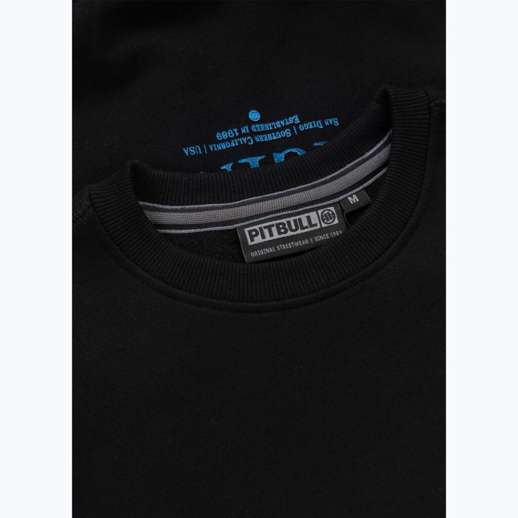 Толстовка мужская Pitbull Crewneck Midnight black
