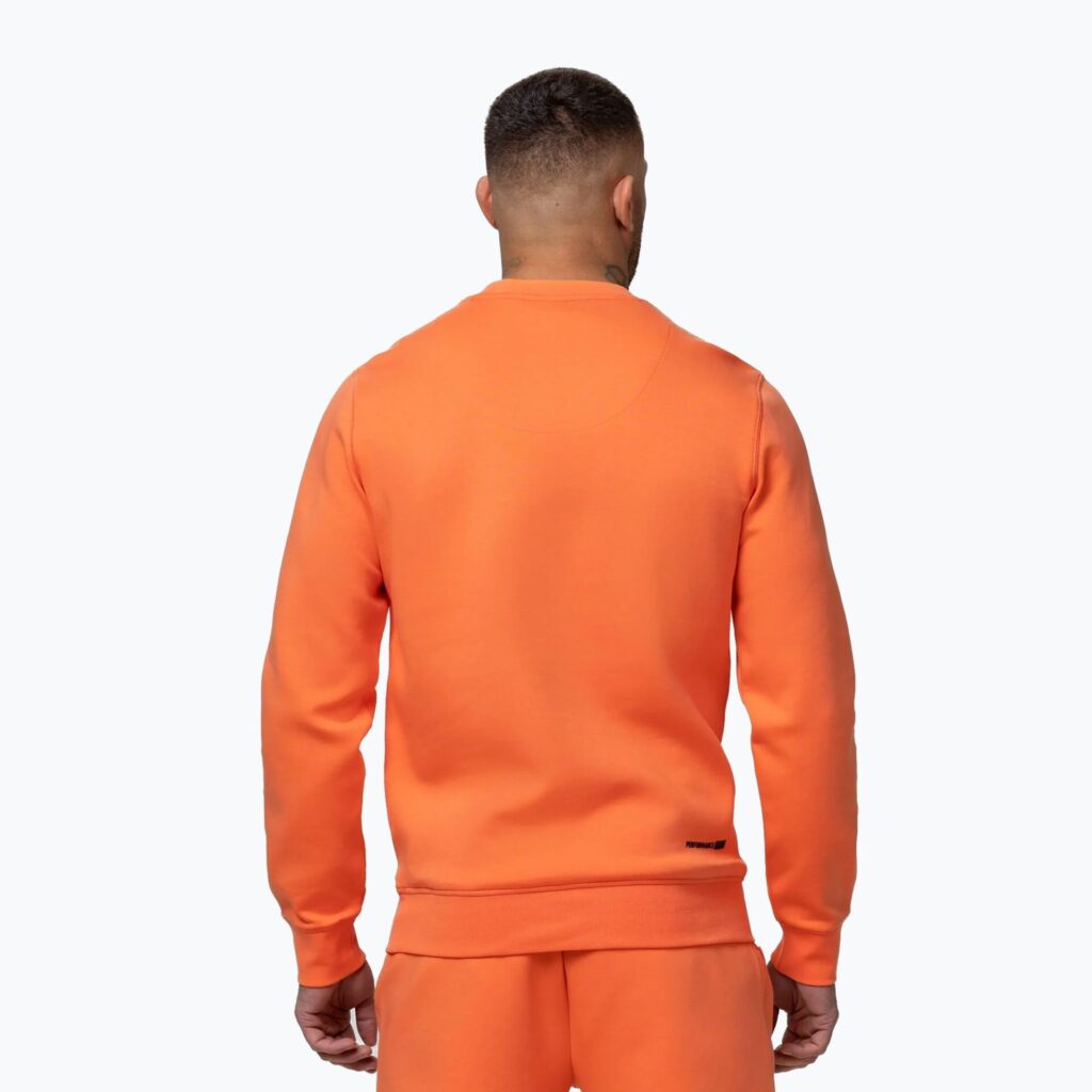 Толстовка мужская Pitbull Dogwood Crewneck fluo orange