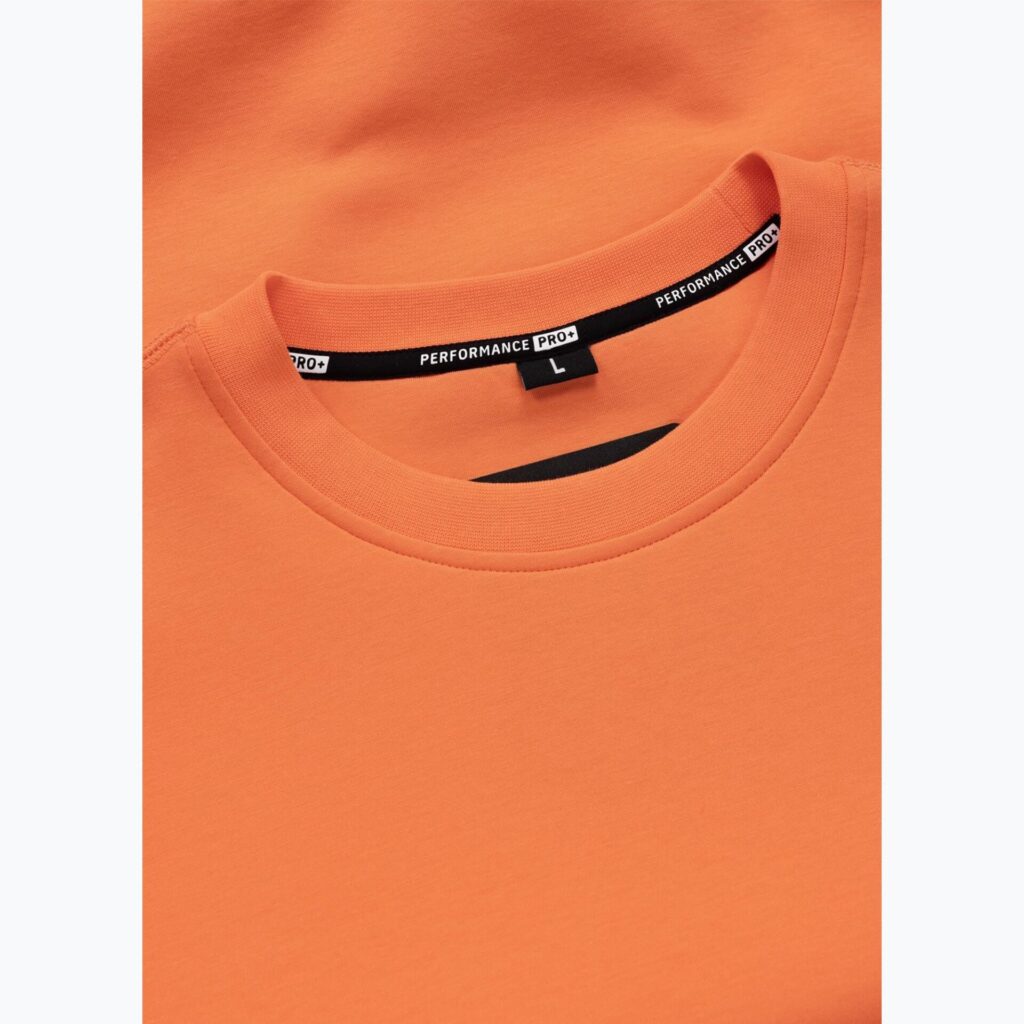 Толстовка мужская Pitbull Dogwood Crewneck fluo orange
