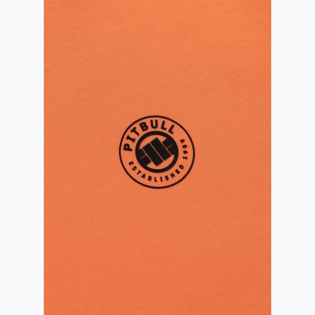 Толстовка мужская Pitbull Dogwood Crewneck fluo orange