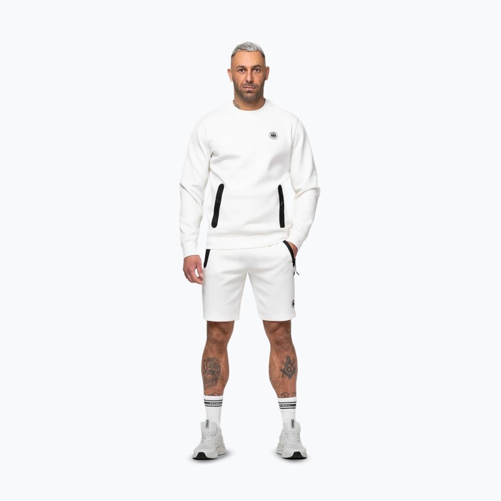 Толстовка мужская Pitbull Dogwood Crewneck white
