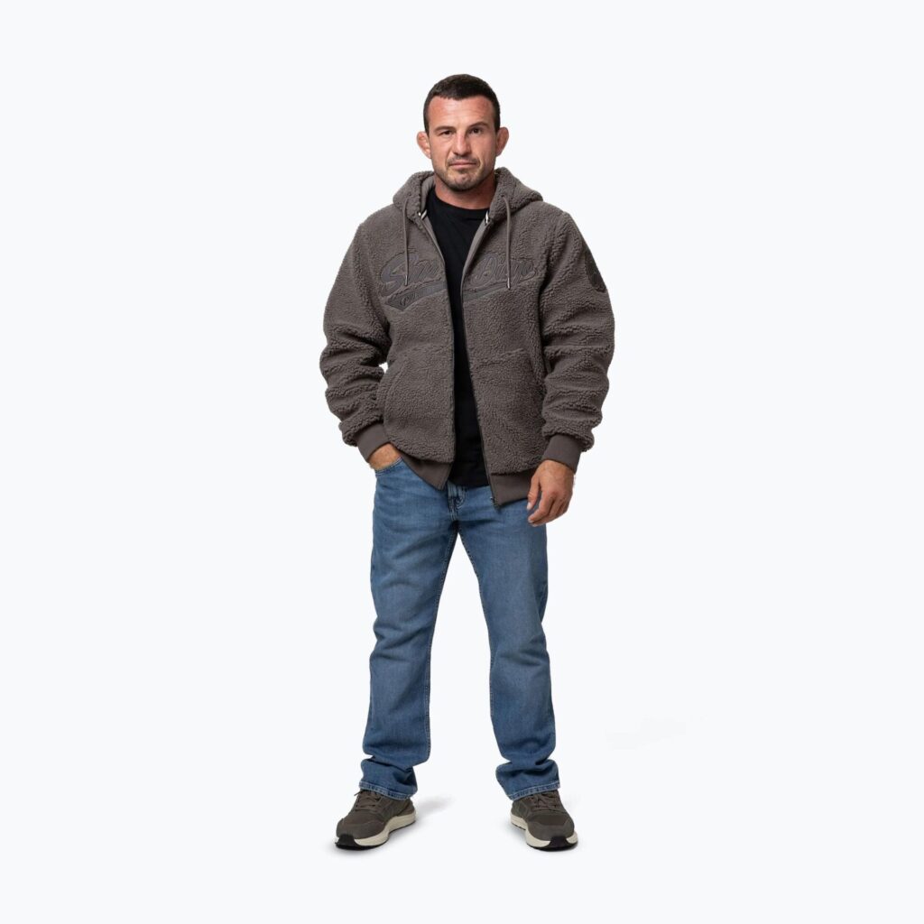 Толстовка мужская Pitbull Galaxy Hooded Zip taupe