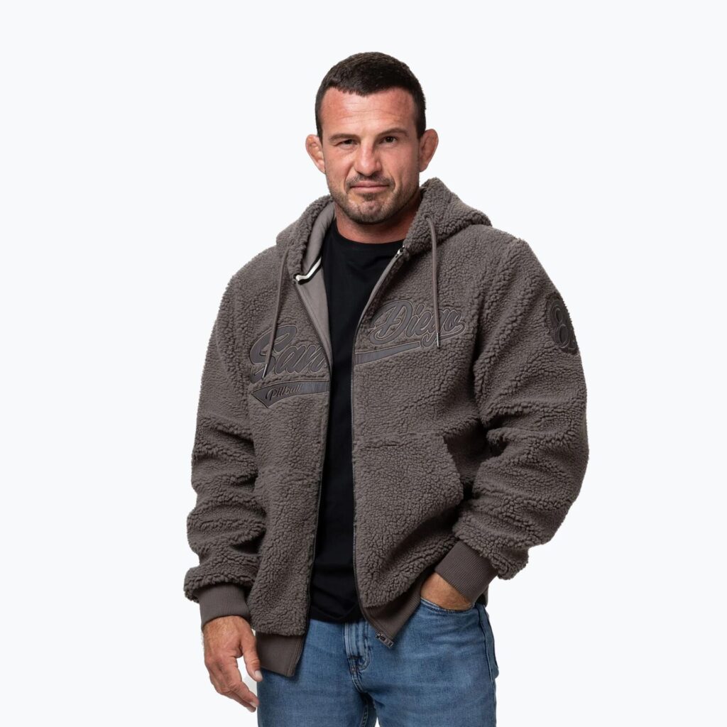 Толстовка мужская Pitbull Galaxy Hooded Zip taupe