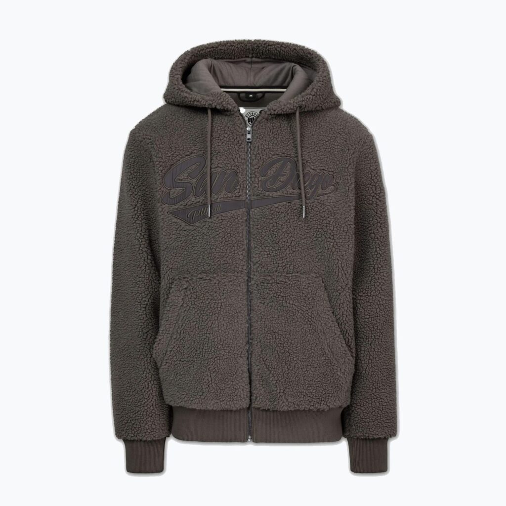 Толстовка мужская Pitbull Galaxy Hooded Zip taupe