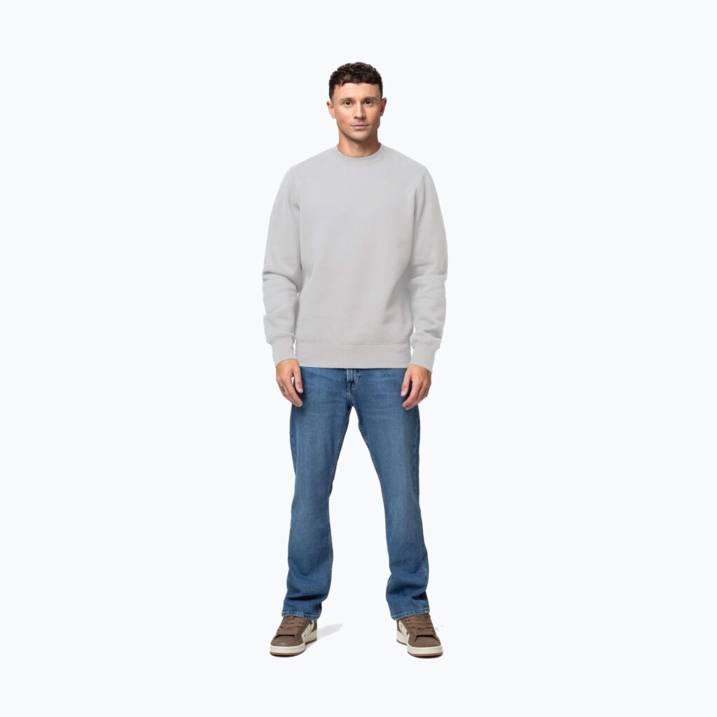 Толстовка мужская Pitbull Hackett Crewneck white stone
