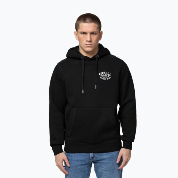 Толстовка мужская Pitbull Hero Hooded black
