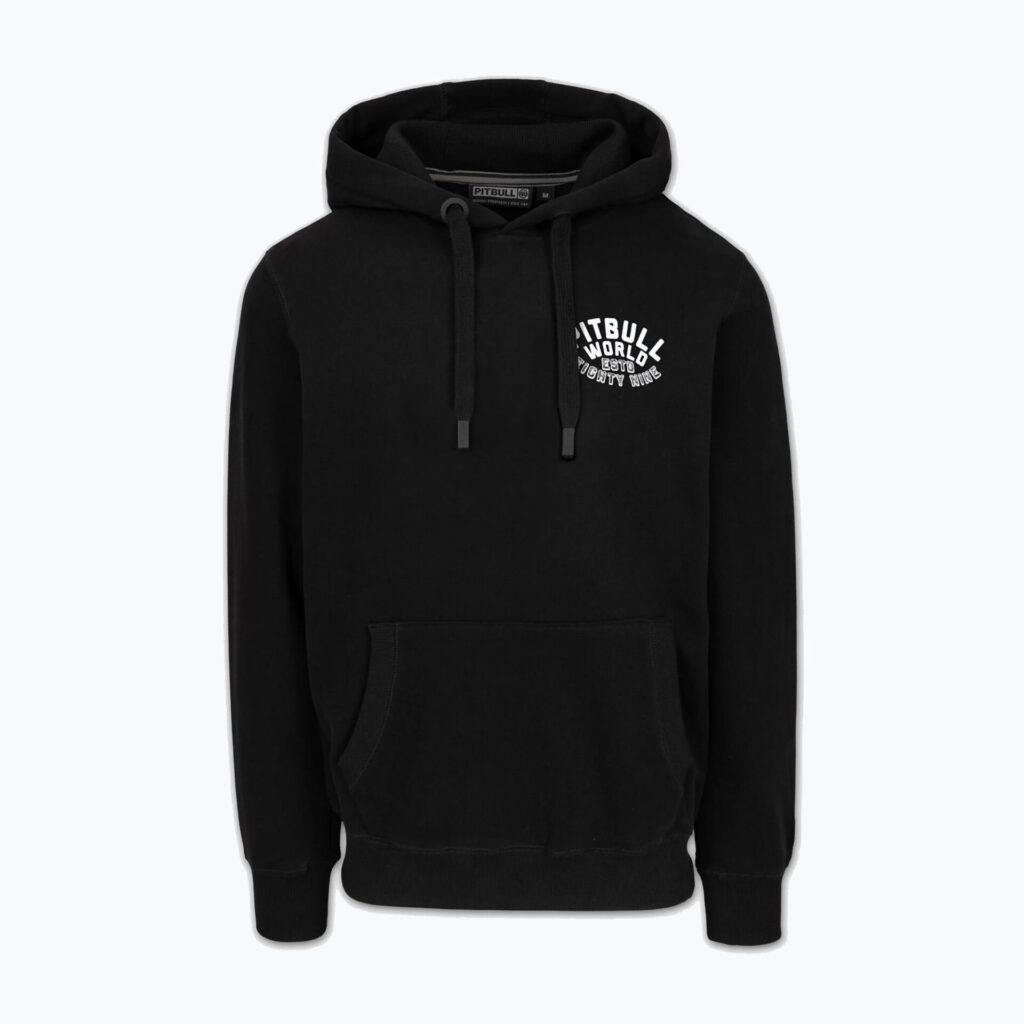 Толстовка мужская Pitbull Hero Hooded black
