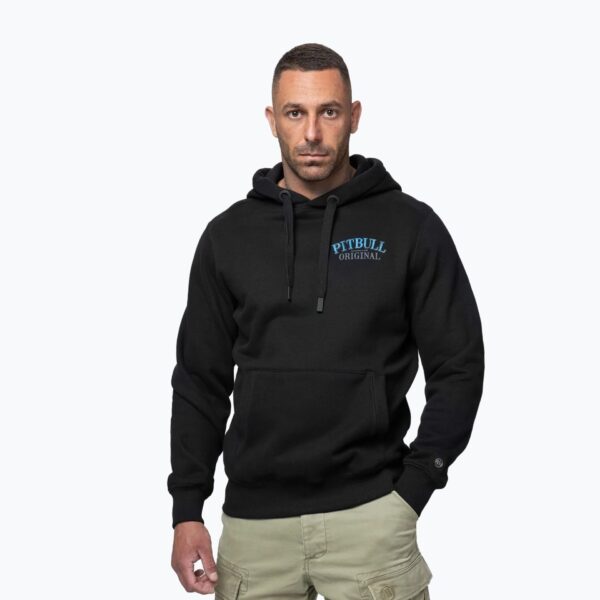 Толстовка мужская Pitbull Midnight Hooded black