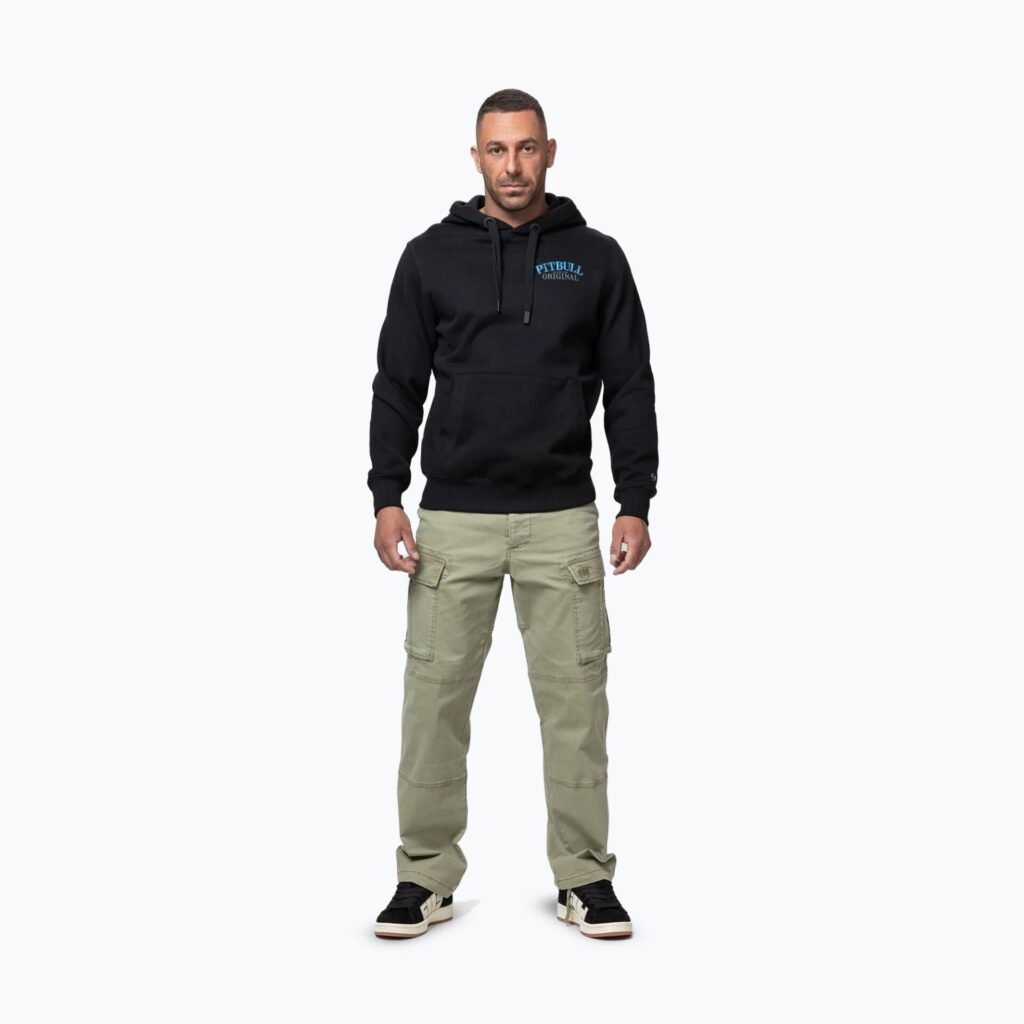 Толстовка мужская Pitbull Midnight Hooded black
