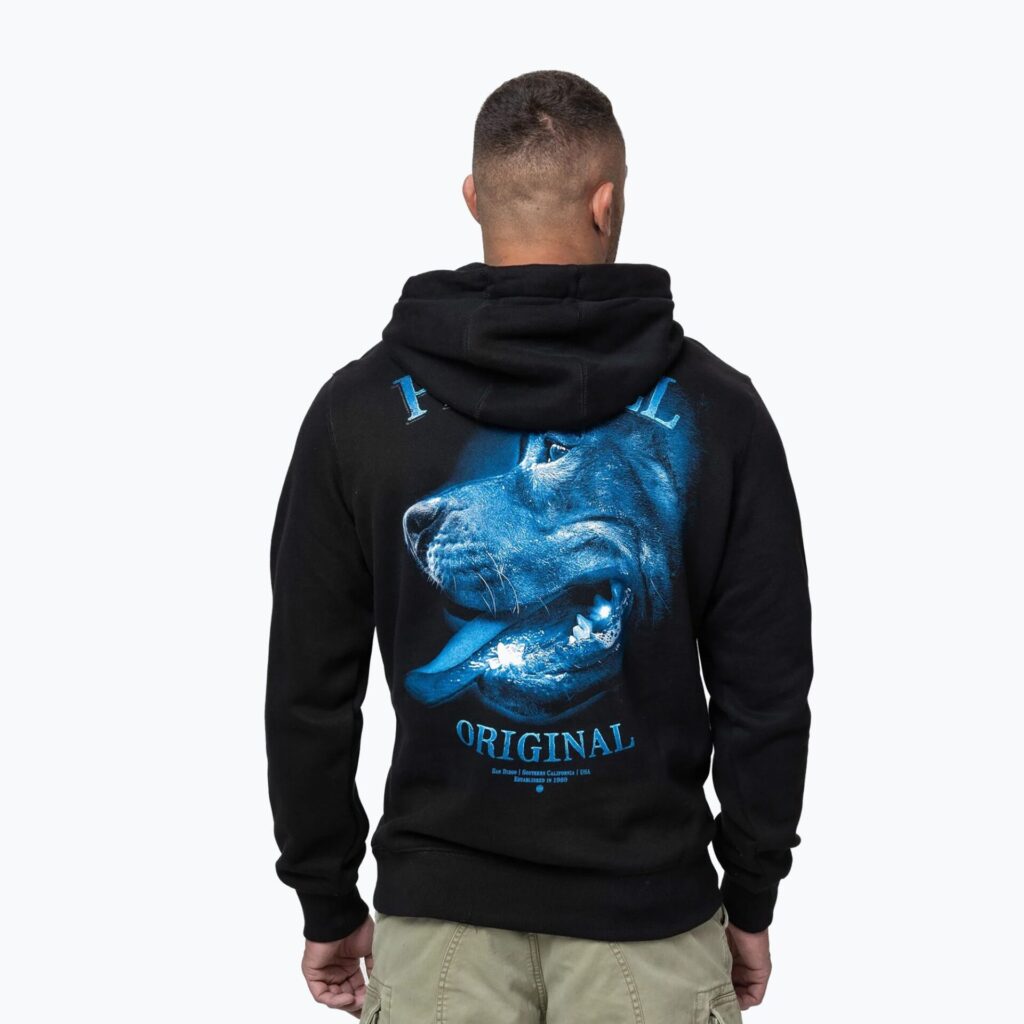 Толстовка мужская Pitbull Midnight Hooded black