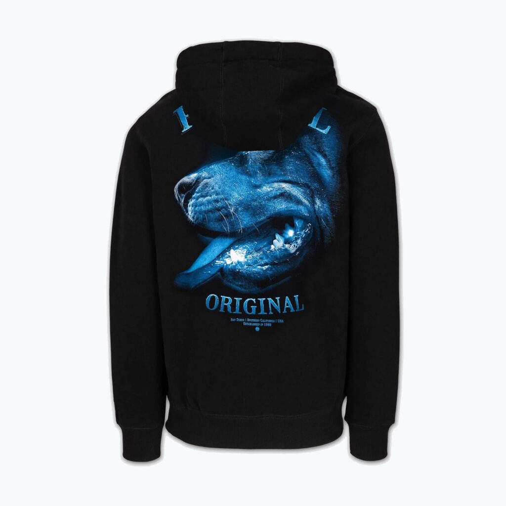 Толстовка мужская Pitbull Midnight Hooded black