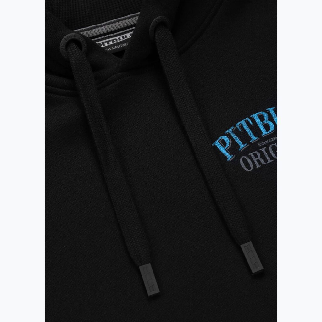 Толстовка мужская Pitbull Midnight Hooded black