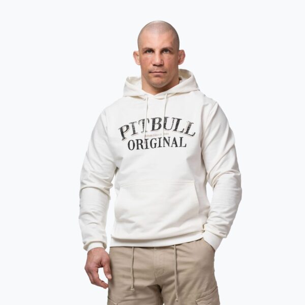 Толстовка мужская Pitbull Midnight Hooded off white