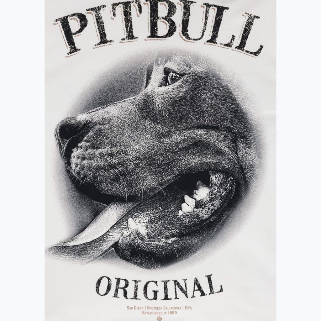 Толстовка мужская Pitbull Midnight Hooded off white