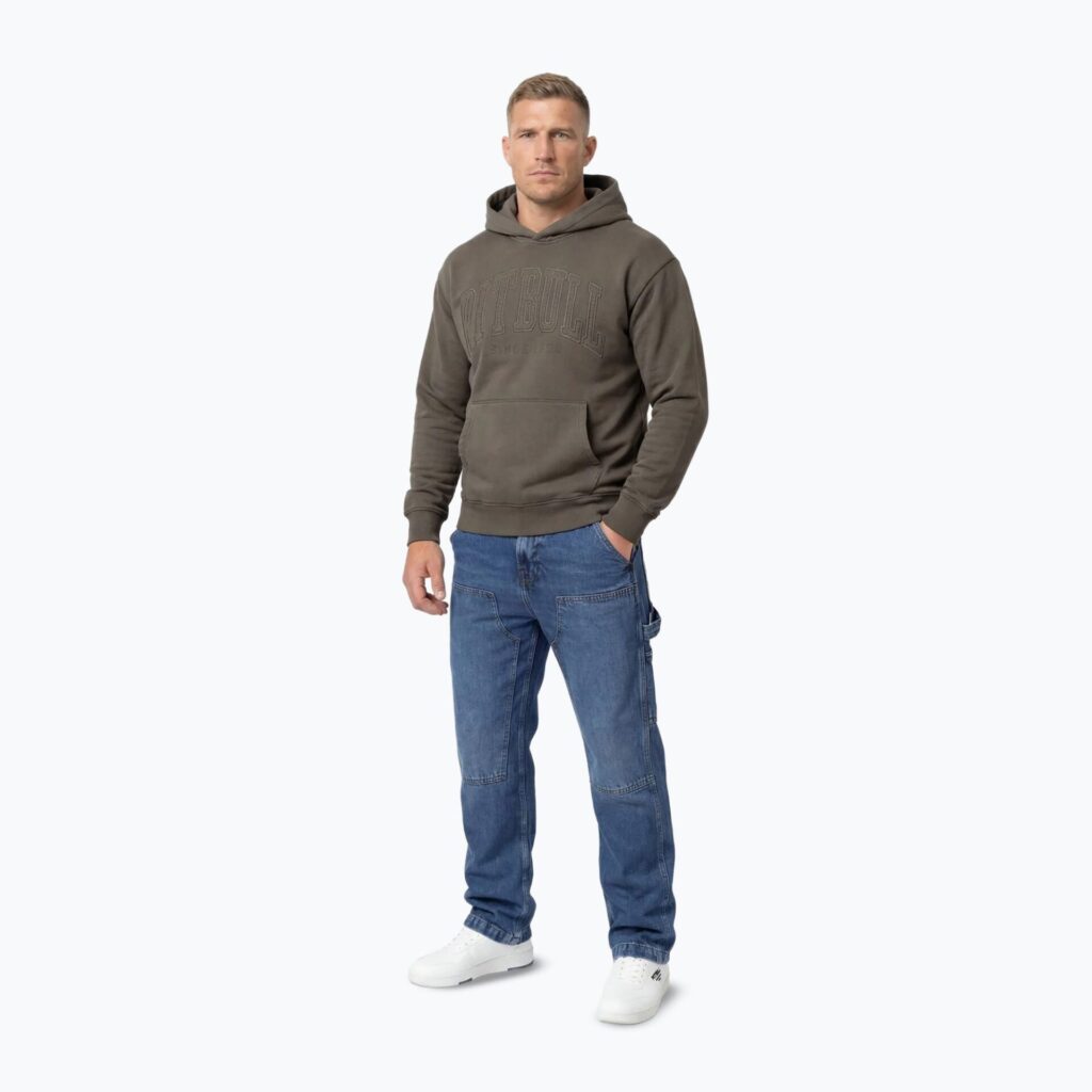 Толстовка мужская Pitbull Orlando Hooded major olive