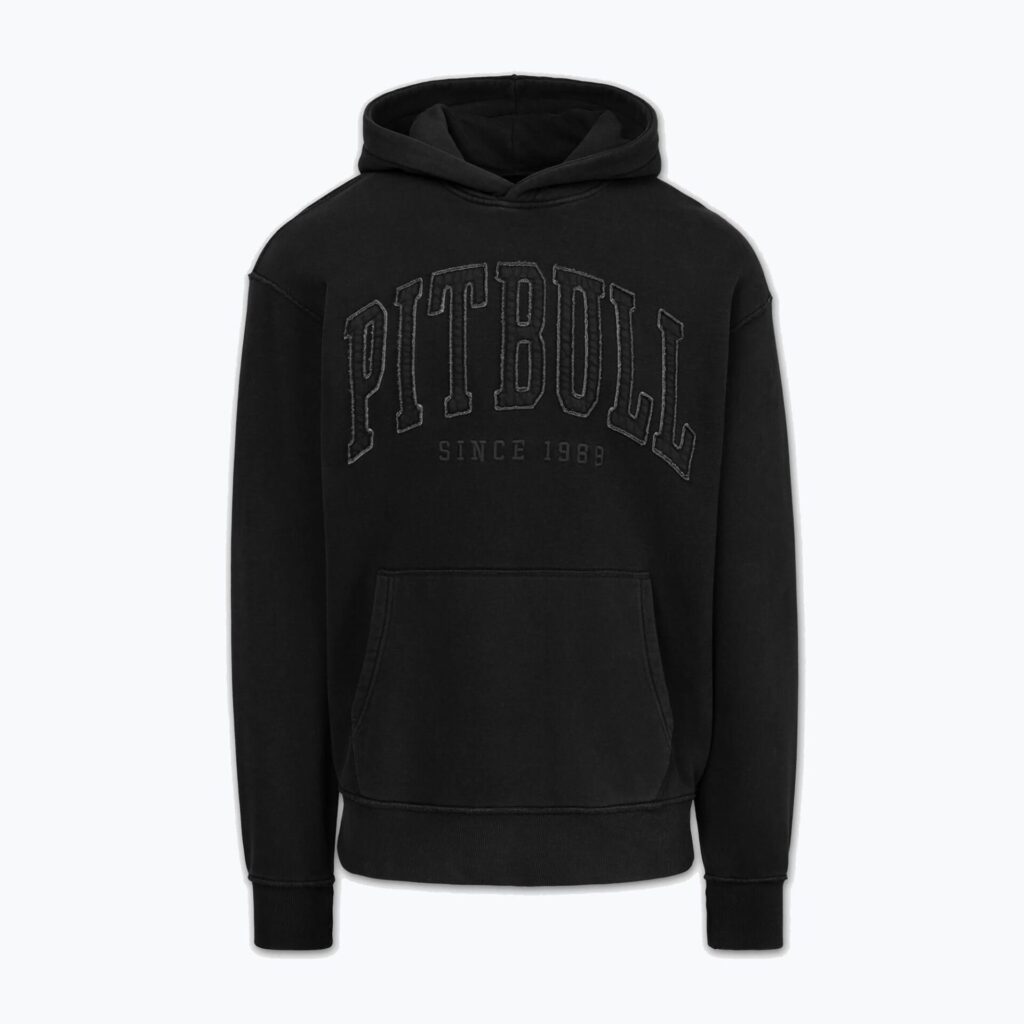 Толстовка мужская Pitbull Orlando Hooded whashed dark graphite