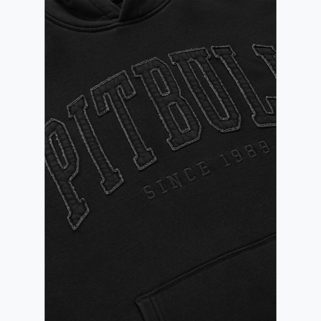 Толстовка мужская Pitbull Orlando Hooded whashed dark graphite