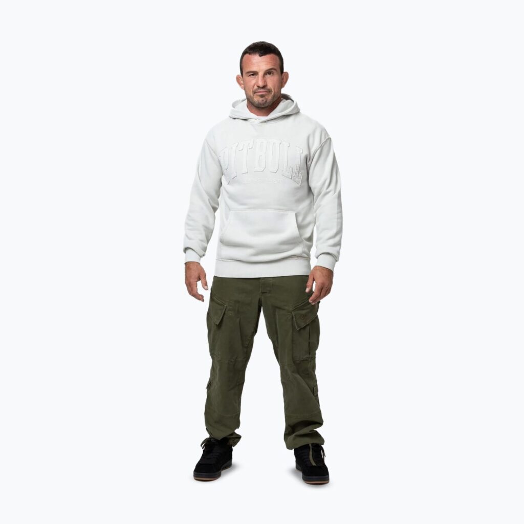 Толстовка мужская Pitbull Orlando Hooded white stone