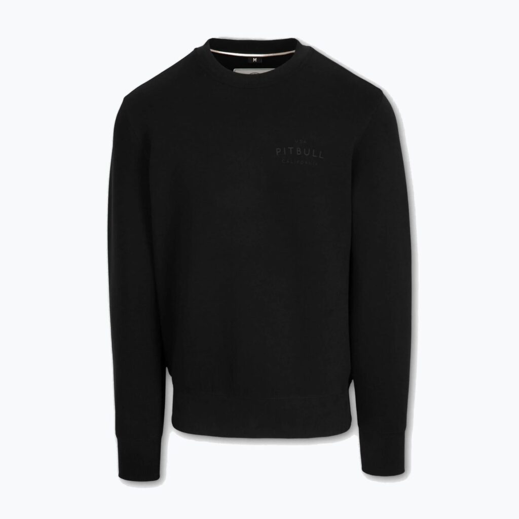Толстовка мужская Pitbull Sampson Crewneck black