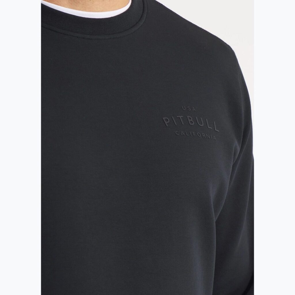 Толстовка мужская Pitbull Sampson Crewneck black