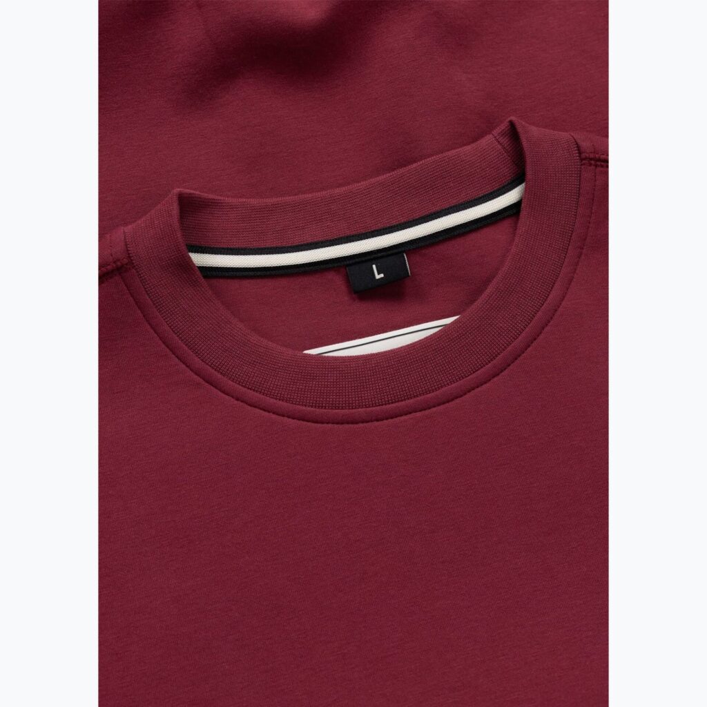 Толстовка мужская Pitbull Sampson Crewneck burgundy