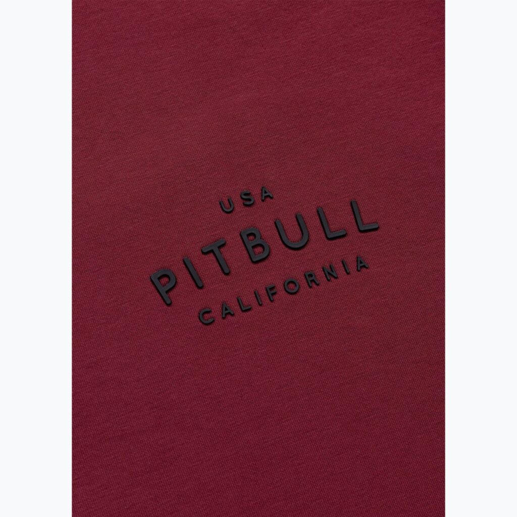 Толстовка мужская Pitbull Sampson Crewneck burgundy